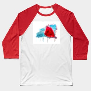 Red Balloon Floating Up in the Air Baseball T-Shirt